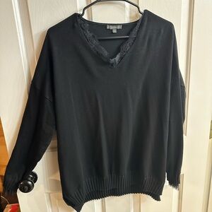 Black womens sweater size large